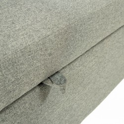 Pau Sofa Bed Grey Fabric Color Como 12 Polyester
