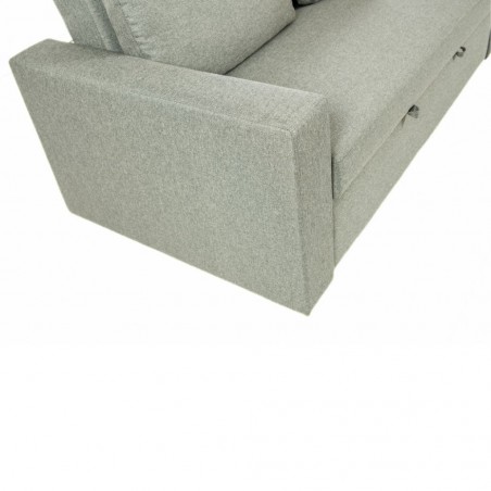 Pau Sofa Bed Grey Fabric Color Como 12 Polyester