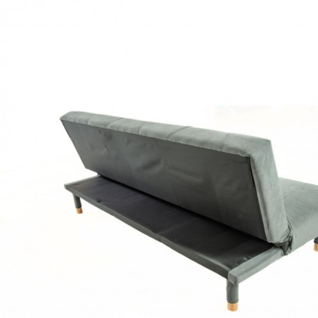 Ulrich Sofa Bed Grey Velvet