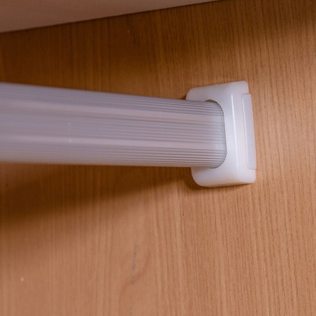 Capella Wardrobe 3 Drs With Shoe Rack & Side Door White & Light Oak