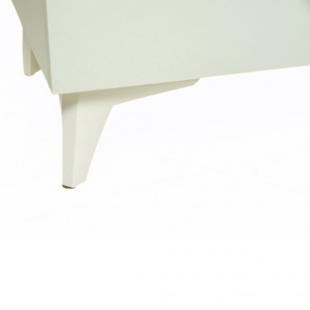 Betrix Low TV Cabinet Sandstone & White