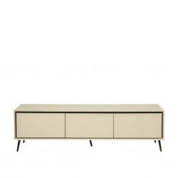 Arona Low TV Cabinet Sand & Black