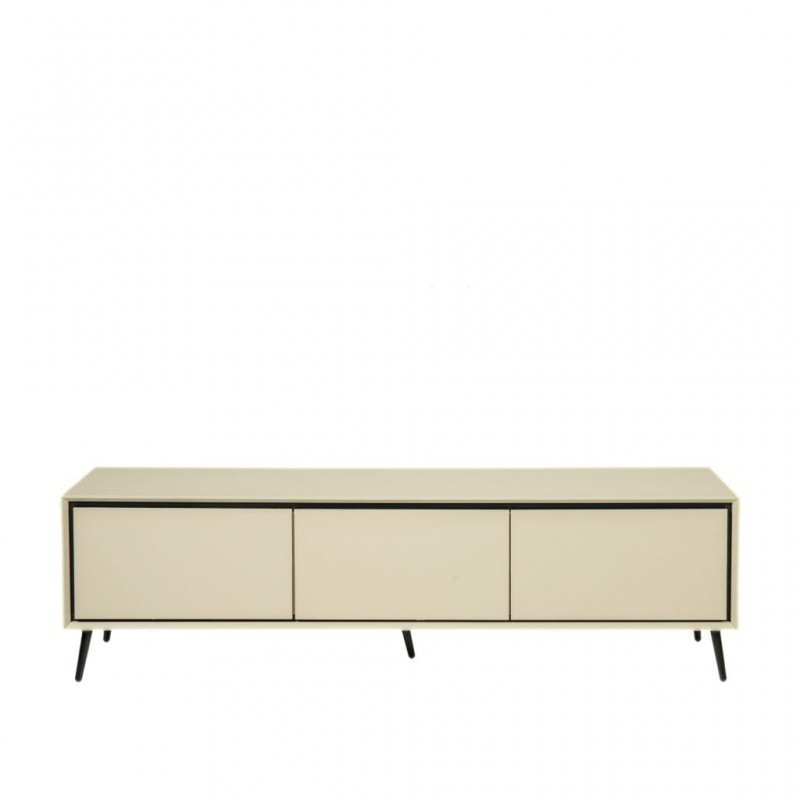 Arona Low TV Cabinet Sand & Black