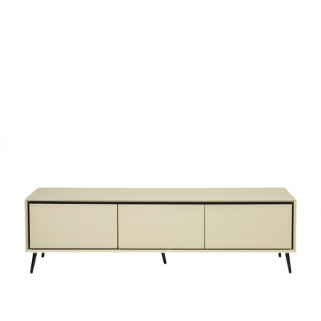 Arona Low TV Cabinet Sand & Black