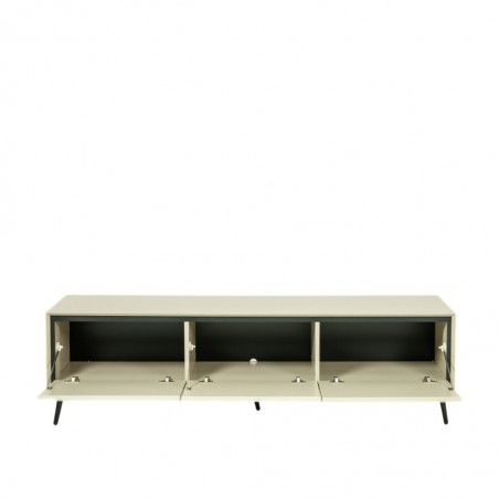 Arona Low TV Cabinet Sand & Black