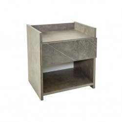 Dreamscape Night Table Dark Ash Glossy & Light Ash