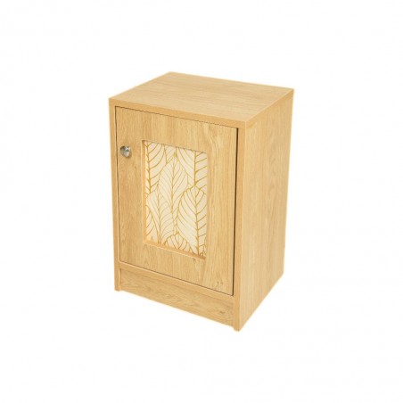 Luma Night Table With 1 Door In Melamine MDF