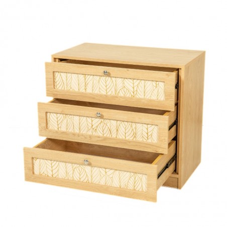 Luma Chest Of 3 Drawers In Melamine MDF