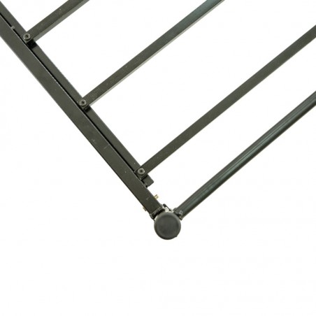 Imelda Bed 150x190 cm Black Metal