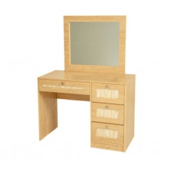 Luma Dressing Table With 4 Drawers In Melamine MDF