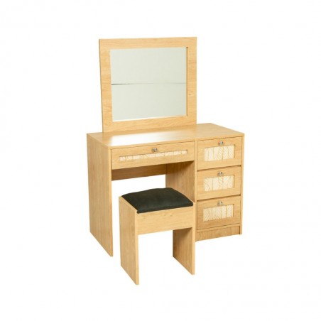Luma Dressing Table With 4 Drawers In Melamine MDF