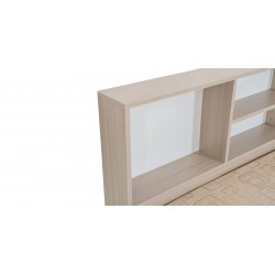 Curtis Bed 160x200 cm Maple Grey In MDF