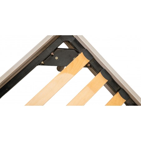 Curtis Bed 160x200 cm Maple Grey In MDF