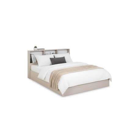 Curtis Bed 160x200 cm Maple Grey In MDF