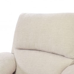 Horizon Recliner Chair Tilt & Lift Fab Linen Beige