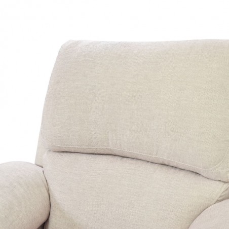 Horizon Recliner Chair Tilt & Lift Fab Linen Beige
