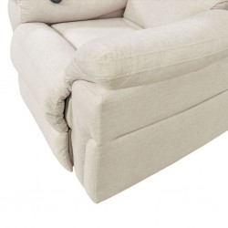 Horizon Recliner Chair Tilt & Lift Fab Linen Beige