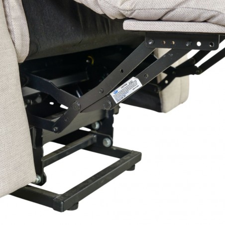 Horizon Recliner Chair Tilt & Lift Fab Linen Beige