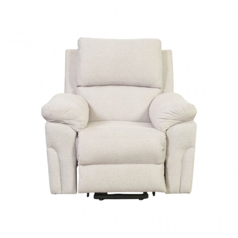 Horizon Recliner Chair Tilt & Lift Fab Linen Beige