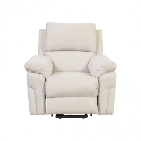 Horizon Recliner Chair Tilt & Lift Fab Linen Beige