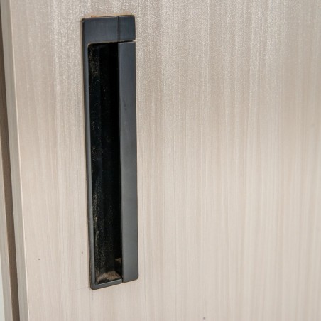 Curtis Wardrobe 2 Doors Sliding Maple Grey In MDF