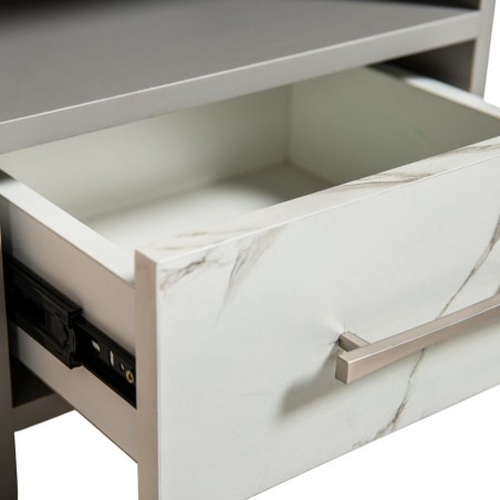 Venicia Night Table With USB Port In MDF/Plywood