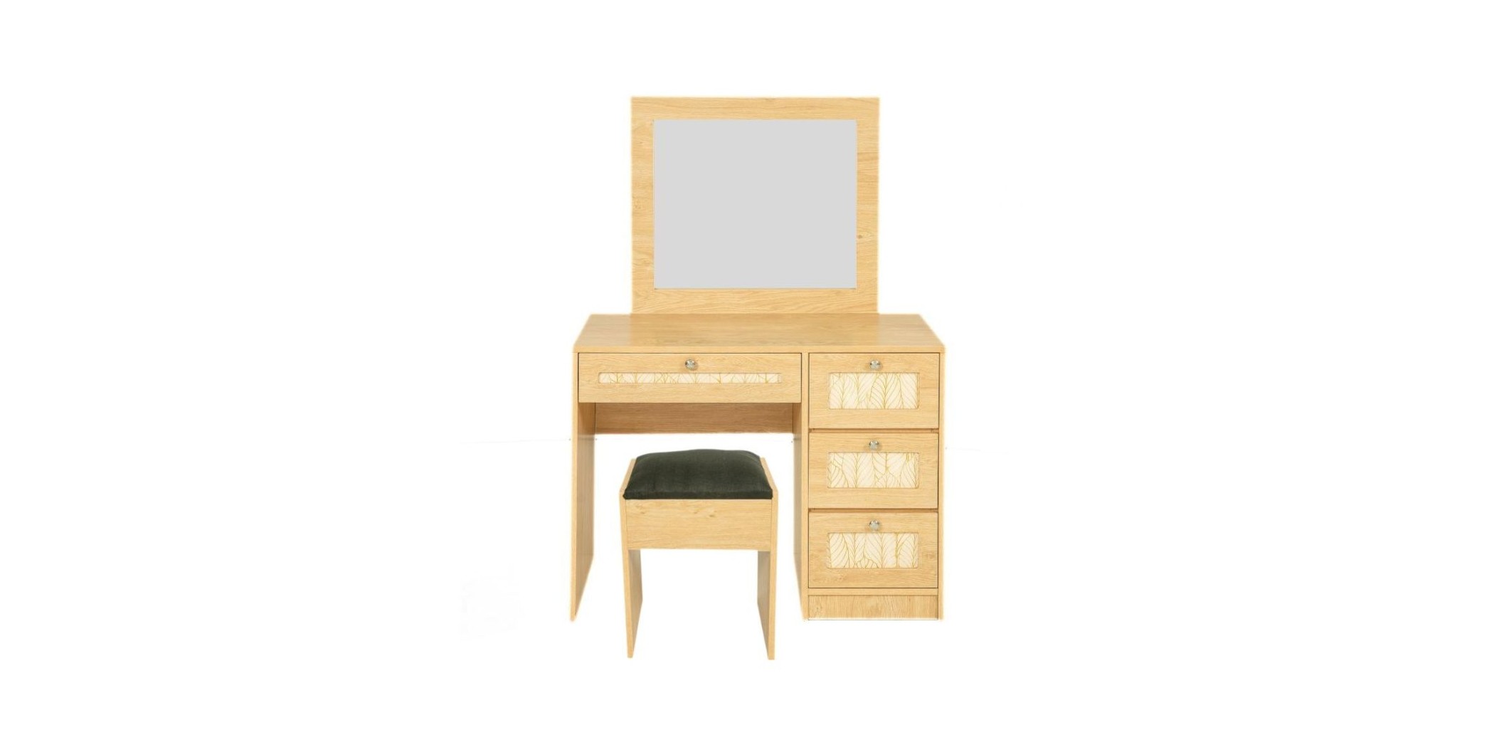 Luma Dressing Table With 4 Drawers In Melamine MDF