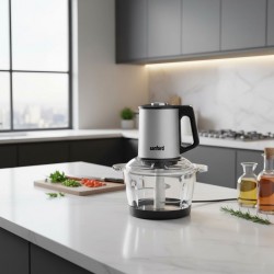 Sanford SF5584FC 2L/500W 3in1 2YW Chopper With Egg Mixer, Chopping Blade & Garlic Peeler