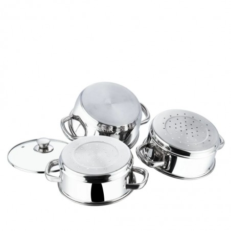 Vinod BSSH324 3-Tier 24cm Steamer