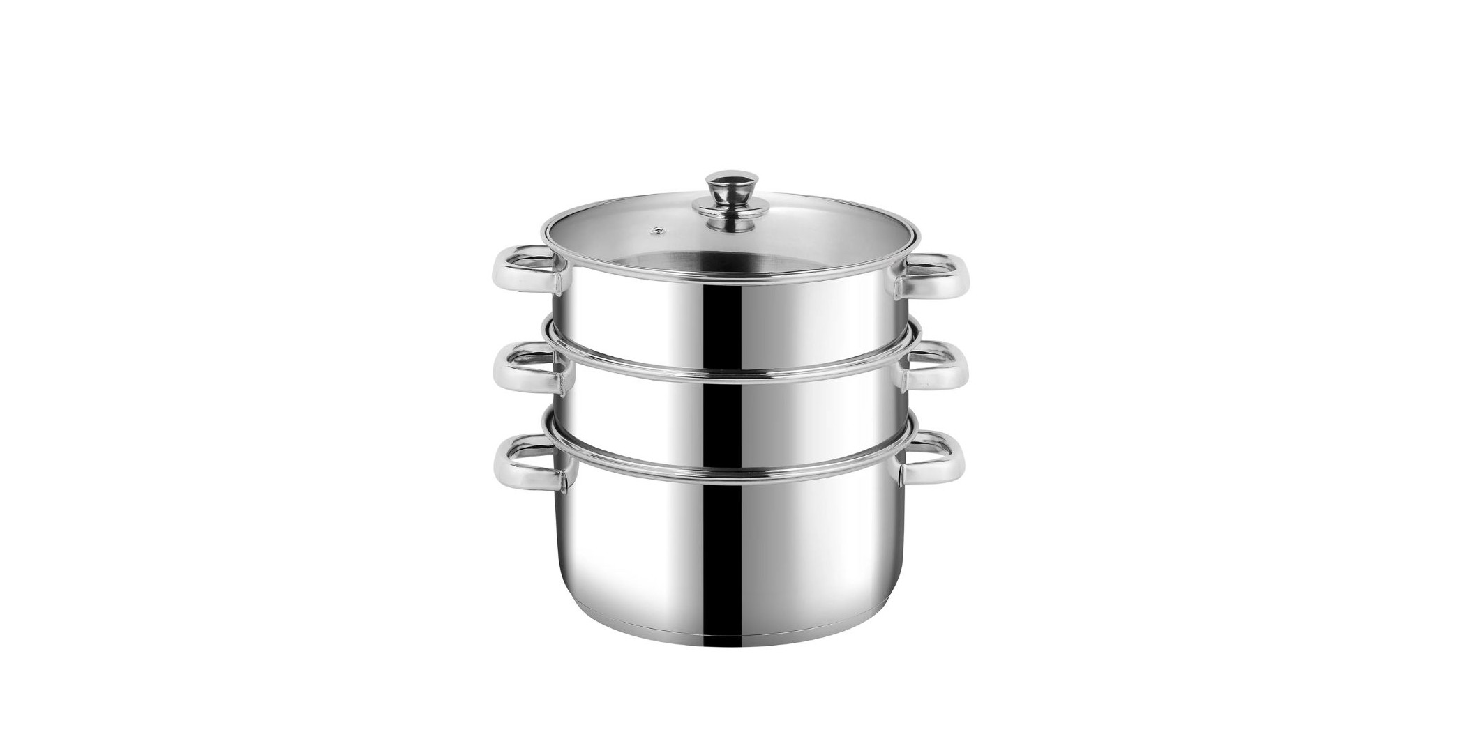 Vinod BSSH324 3-Tier 24cm Steamer