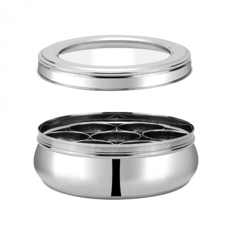 Kraft MDBSL 2.85L Belly Shape Large Masala Dabba