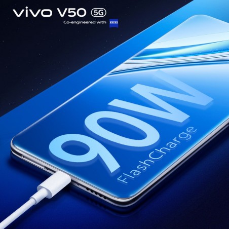 Vivo V50 5G Satin Black 12GB+12GB Extended RAM/512GB