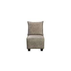 Hunter Corner W/Storage Ottoman Fabric Brown