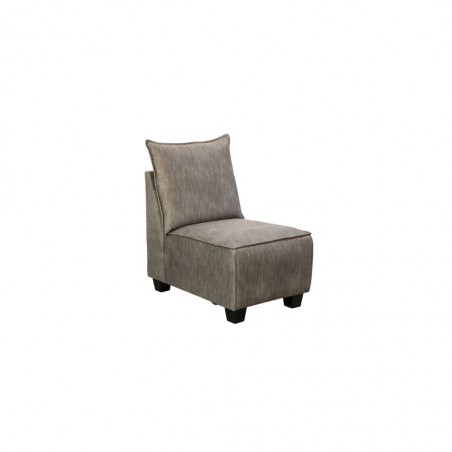 Hunter Corner W/Storage Ottoman Fabric Brown