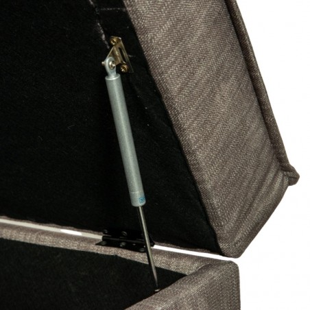 Hunter Corner in Brown Fabric