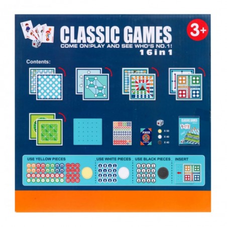 Masen Classic Game 16 In 1 5777-42