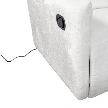 Laura Sofa 1 Seater in White Fab