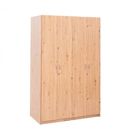Brazilia Wardrobe 4 Doors Light Oak Hydrofuge Particle Board