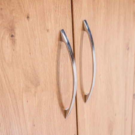 Brazilia Wardrobe 4 Doors Light Oak Hydrofuge Particle Board