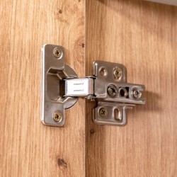 Brazilia Wardrobe 4 Doors Light Oak Hydrofuge Particle Board