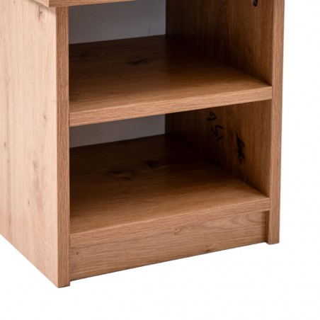 Brazilia Night Table Light Oak Hydrofuge Particle Board