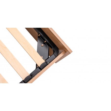 Brazilia Bed 150x190 cm Light Oak Hydrofuge Particle Board