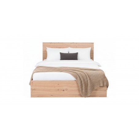 Brazilia Bed 150x190 cm Light Oak Hydrofuge Particle Board