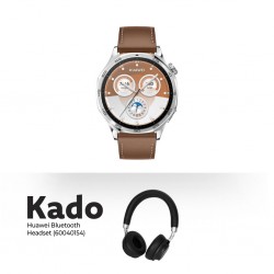 Huawei Watch GT 5 Brown 46mm & Free Huawei Bluetooth Headset