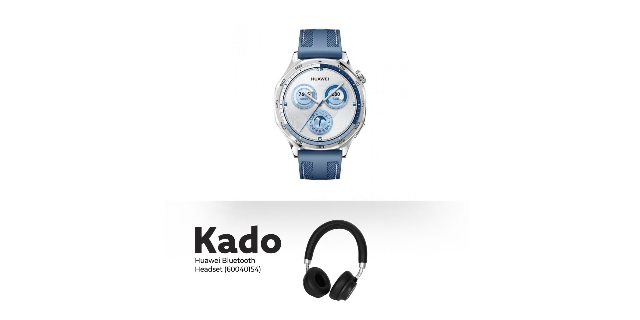 Huawei Watch GT 5 Blue 46mm & Free Huawei Bluetooth Headset