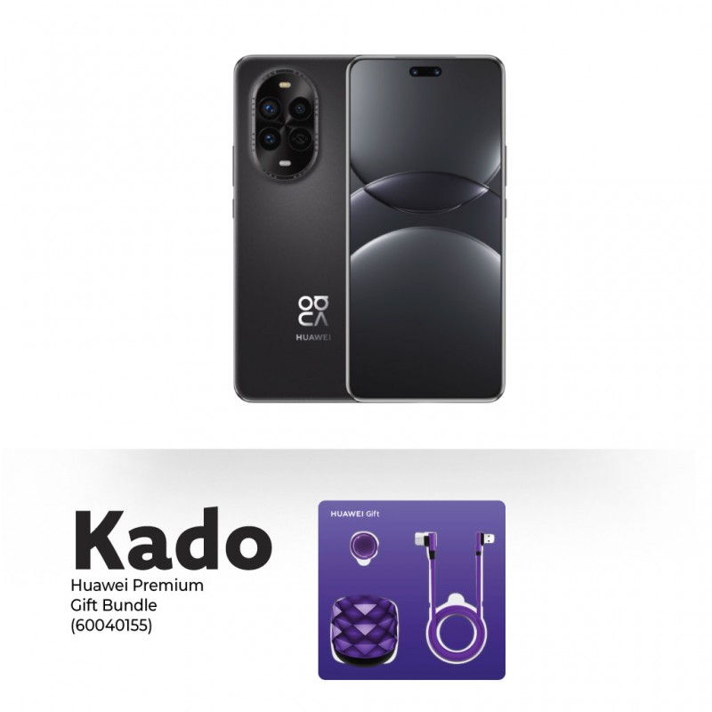 Huawei Nova 13 Pro Black & Free Huawei Premium Gift Bundle