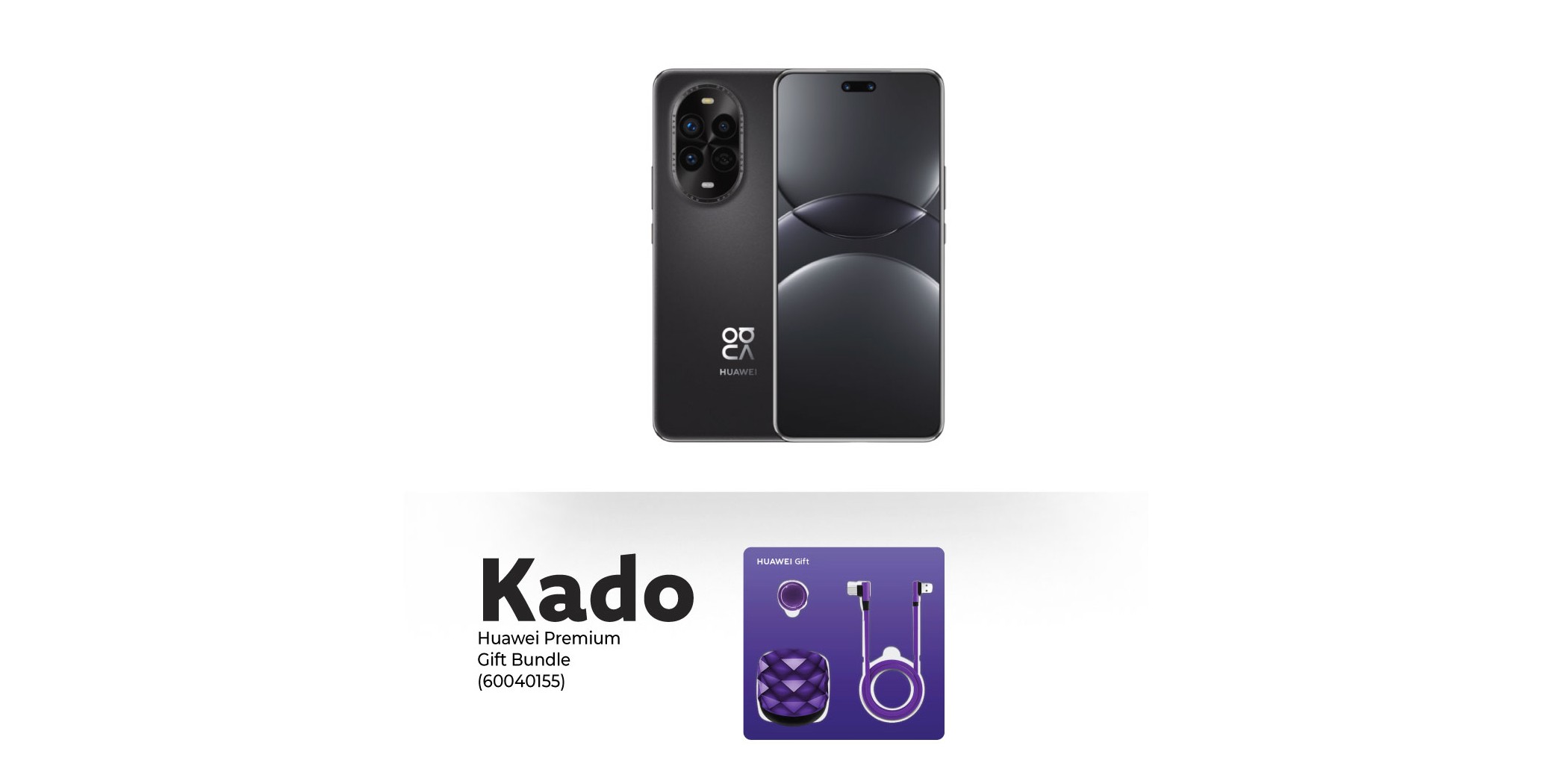 Huawei Nova 13 Pro Black & Free Huawei Premium Gift Bundle