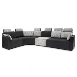 Picasso Corner Fabric Pewter