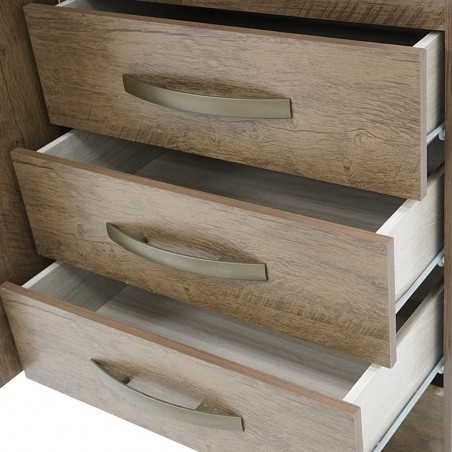 Sobral Wardrobe 4 Doors Brown