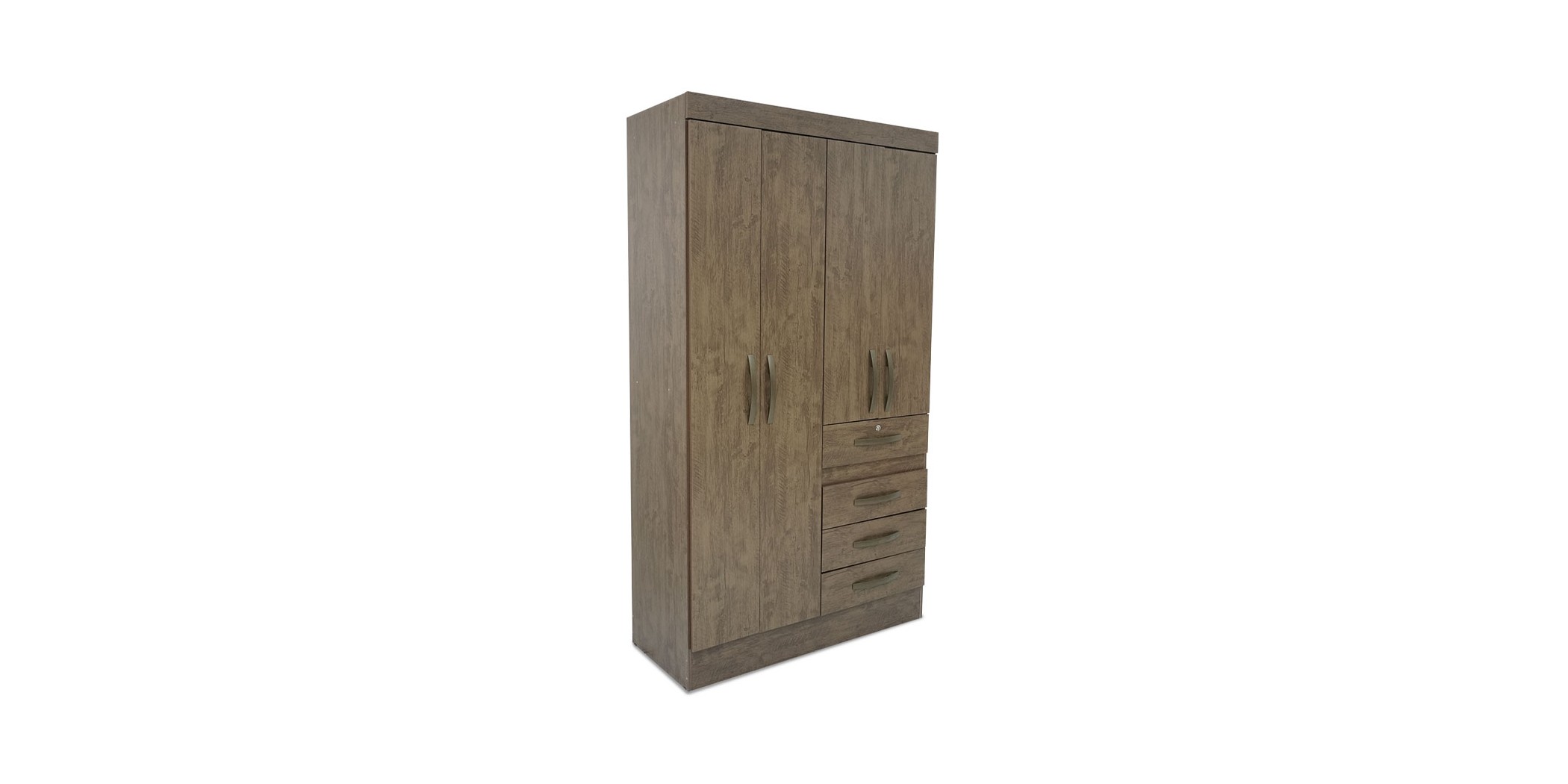 Sobral Wardrobe 4 Doors Brown